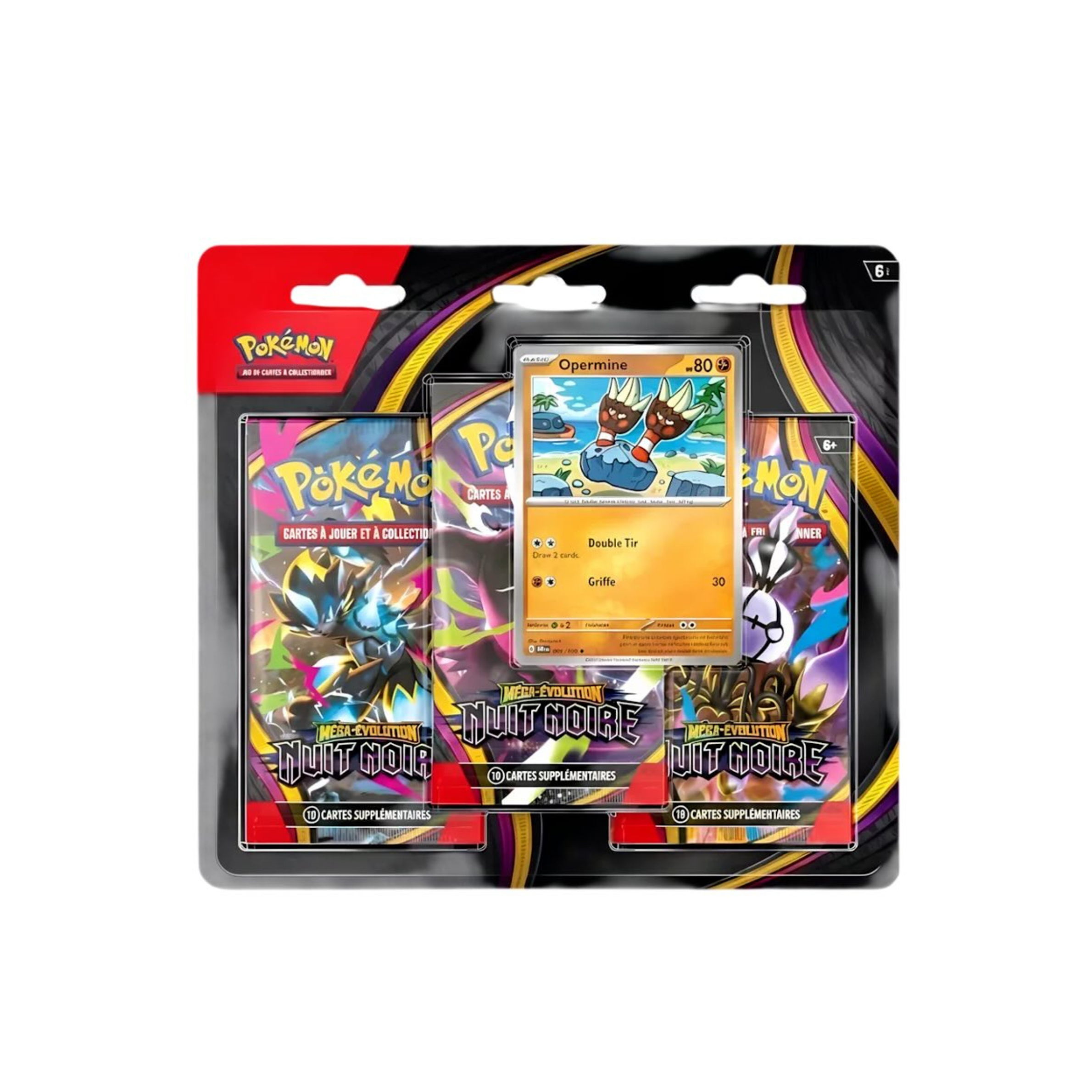 Précommande, Tripack Méga Evolution - Nuit Noire