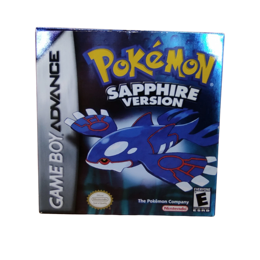 Jeu Gameboy Advance OG - Pokemon Saphir (ENG vers.)